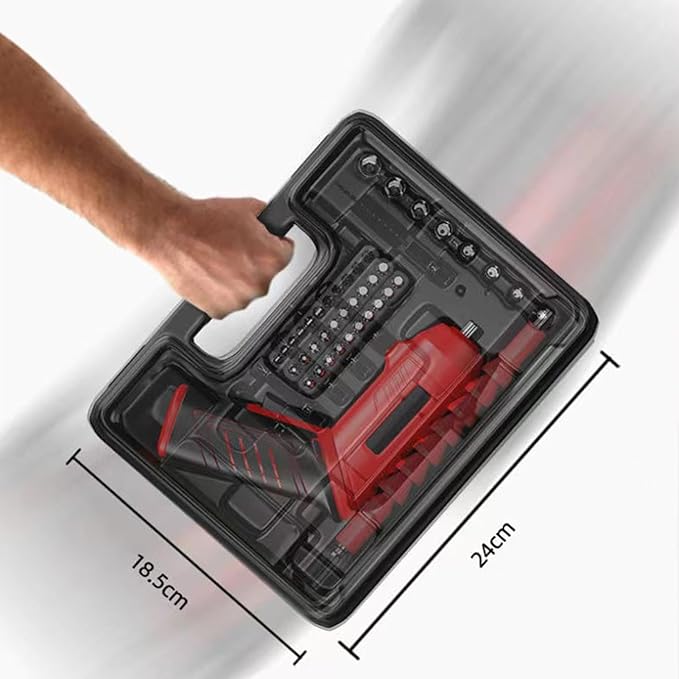 USB Rechargeable Screwdriver, Cordless Screwdriver Set, Powerful Screwdriver Kit, Battery Powered Screwdriver, LED Light Screwdriver, Compact Electric Screwdriver, Home Repair Tool Kit
