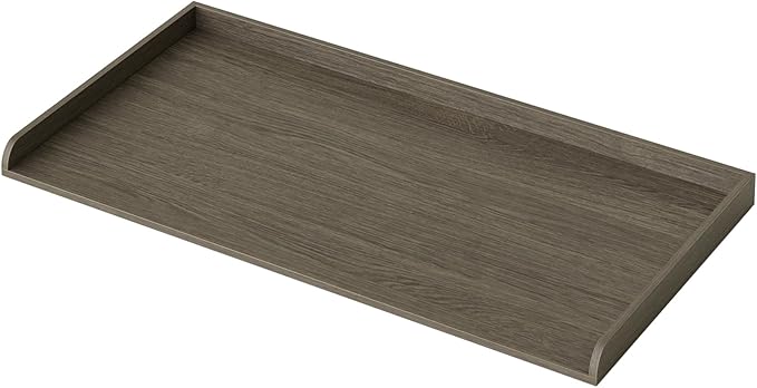 Washer Dryer Countertop, Laundry Room Organization and Storage, 27.6" x 54" Wood Laundry Countertop for Washer and Dryer, Gray