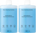 Floor Cleaning Solution Compatible With Roborock Robot Vacuum And Mop Cleaner， Deep Cleans For Multiple Hard Floors, for Robot & Wet Dry Vacuums Mopping Floor Cleaners Solution , 33.8 Fl. OZ(2 Bottle)