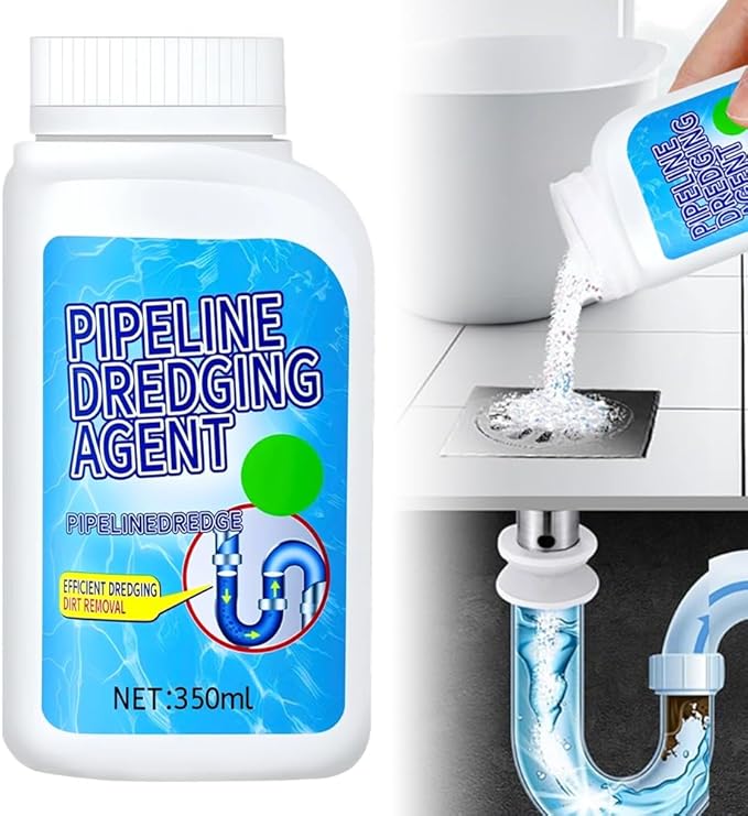 Powerful Pipe Dredging Agent, 2025 Upgrade Powerful Pipe Cleaner, Sink And Drain Cleaner, Pipeline Dredging Agent, Kitchen Sink Drain Cleaner for Kitchen, Bathroom (1PCS)