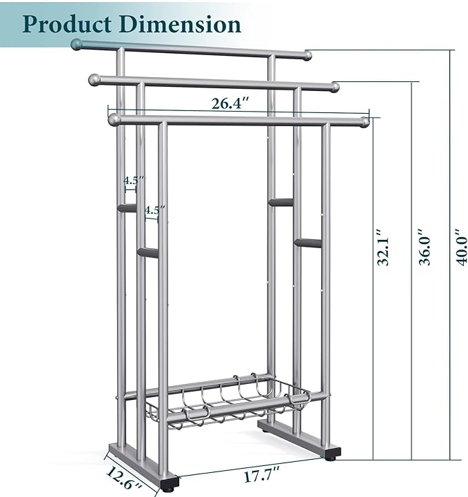 40" Tall Freestanding Towel Racks for Bathroom, 3 Tier Floor Towel Rack with Storage Basket, Blanket Ladder Drying and Display Rack for Large Bath & Hand Towel Outdoor Poolside