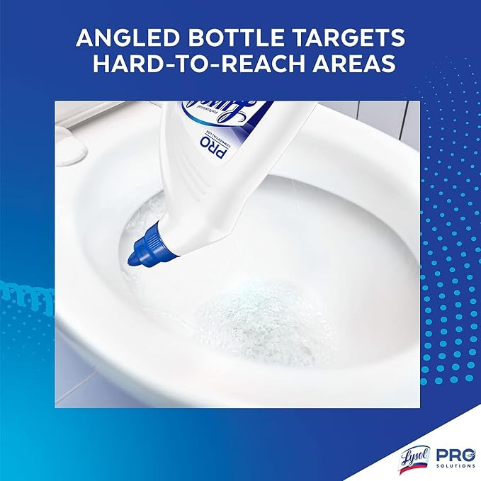 Professional Lysol, RAC74278EA, Power Toilet Bowl Cleaner, 1 Each, Blue,Green