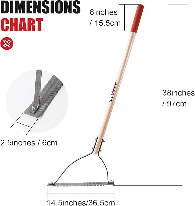 Weed Grass Cutter Manual Weed Wacker Grass Whip Double Serrated Blade Weed Cutter Tool,38 inches