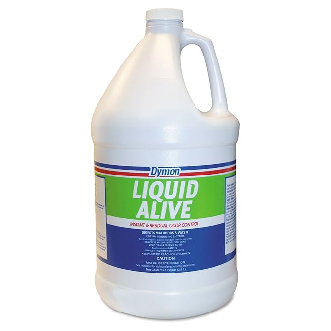 LIQUID ALIVE Odor Digestant Enzyme Multi-Surface and Drain Cleaner 32 oz, 4/Carton (33601)