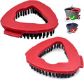 Scrub Brush Mop Replace Head for O cedar EasyWring 1-Tank Spin Mop System Ocedar Mop Scrub Brush Head Hard Bristle Scrub Brush Floor Clean to Bathroom, Kitchen, Tub and Tile, NOT Fit RinseClean 2-Tank