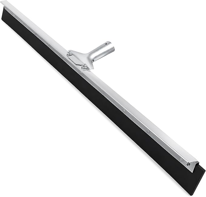 DSV Standard Garage Floor Squeegee 36’’, Neoprene Blade Asphalt Squeegee, Taper Pole Connection - Handle Sold Separately for Tiles, Concrete and Asphalt