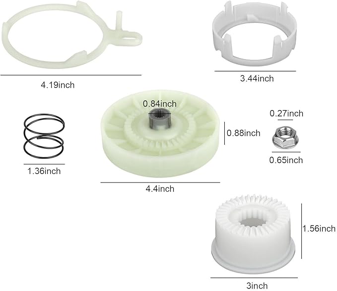 Washing Machine Drive Clutch, Washer Pulley Drive Clutch Part for Whirlpool Washing Machine