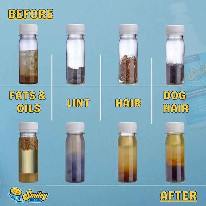 Ultra Concentrated & Super Fast Drain Opener | Safe, Made By Licensed Plumber | Clears Clogs in 10 Minutes | Odorless, Biodegradable, and Eco-Friendly | Prevents Future Clogs
