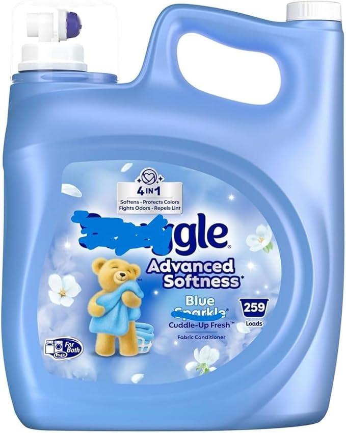 259 Loads Advanced Softness Liquid Fabric Softener, Blue Sparkle, 4-in-1 Benefits, HE Compatible