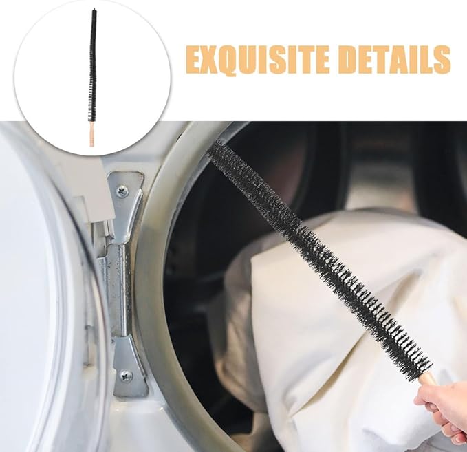 UKCOCO 2pcs Washing Machine Cleaning Brushes Long Handle Lint and Drain Pipe Cleaner for Dryer Vents and Washer Tubes Multi-Purpose Household Cleaning Tools