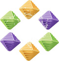 Reusable Dryer Balls Anti Static, 6 PCS Laundry Agitator Balls for Laundry, Blue Purple Yellow Non-Toxic Washing Balls Tangle Free for Washer, Softens Fabrics, Prevents Tangles, Rubik Cube
