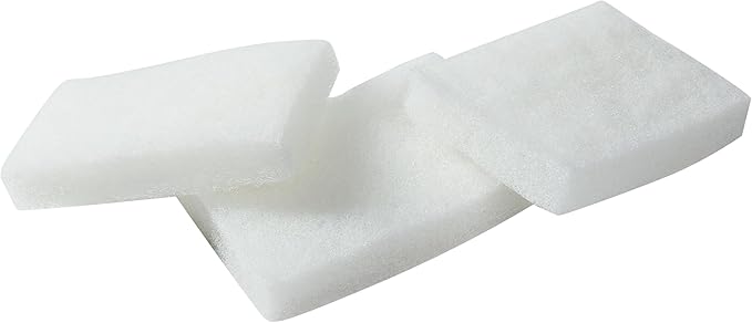 Royal White Fine Scouring Pads, 3.5 Inch x 5 Inch, Package of 40