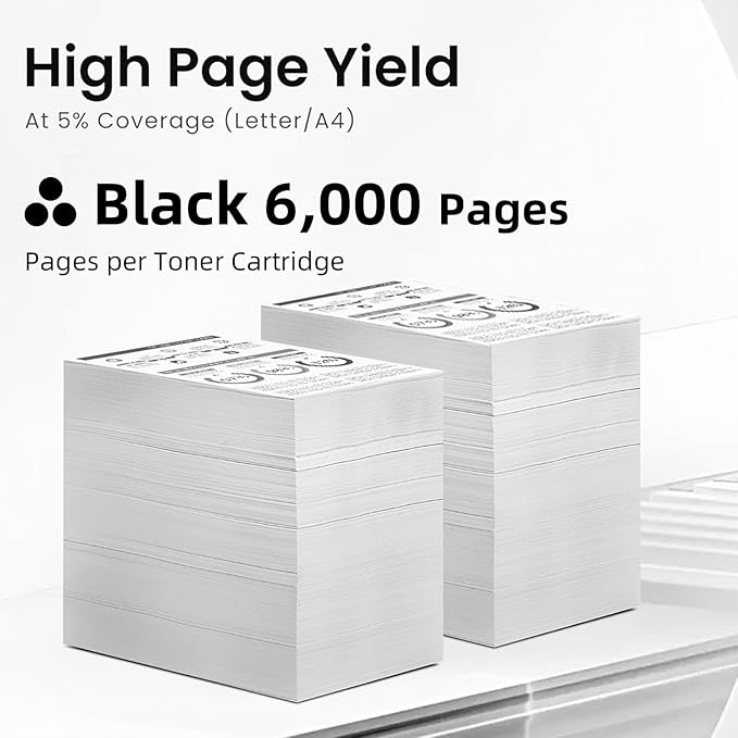 56F000G High Yield Black Toner Cartridge Compatible with Lexmark 56F1000 56F2000 56F3000 56F4000 56F5000 56F6000 for MS321 MS421 MS521 MS621 MS622 MX321 MX421 MX521 MX522 MX622 Printer (56F000G-1Pack)