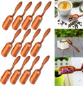 12 PCS Plastic Mini Garden Shovel Spoons Soil Scoops, Cultivation Digging Transplanting Gardening Tools Succulents Potted Flowers, Bath Salt Spoons/ Washing Powder Scoops/ Loose Tea-leaf Scoops