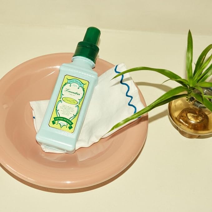 Laundrin Botanical Laundry Softener Good Time Green Tea, 2pk - Fabric Softener Liquid - Eco-Friendly & Plant-Based Softener - Laundry Scent Boosters - Laundry Fabric Softener - Fabric Scent Softener