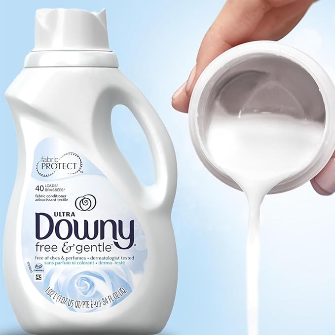 Downy Ultra Liquid Fabric Conditioner, Free & Gentle , 34 Fl oz