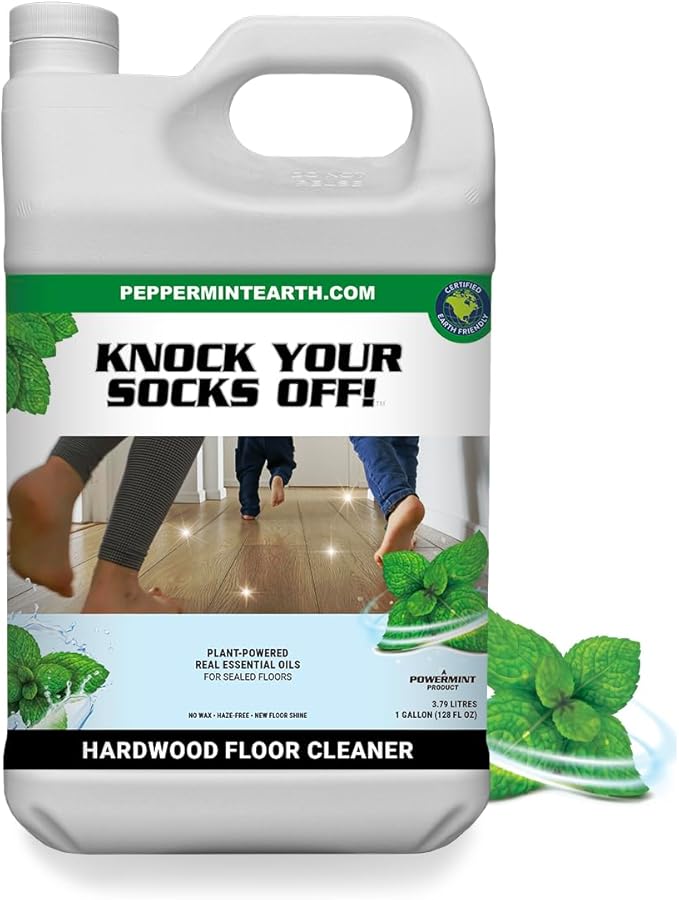 1 Gallon ‘Knock Your Socks Off!’ Hardwood Floor Cleaner