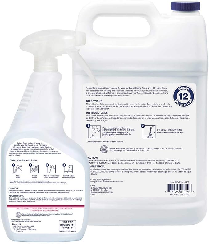 Bona floor cleaner