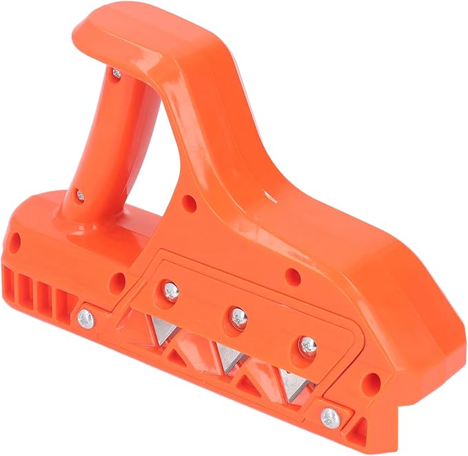 Plasterboard Plane Gypsum Edger and Hand Trimmer with 45 Degree Cutting Angle for Burrs Surface Finishing on Gypsum Boards Cork and Plastics Includes 10 Replacement Blades