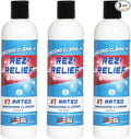 SNOWTREE - Rez Relief Glass Cleaner Solution for Glass, Ceramic, Metal & Silicone - 3 Pack 12 Fluid Oz Bottle - Refreshing Citrus Scent Glass Cleaner Liquid - Removes Stains & Smells