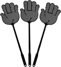 Fly Swatter Heavy Duty for Indoors – Hand-Shaped Flyswatter with Non-Slip Grip, Flexible 3-Pack Bug Swatters for Kitchen, Patio & Living Room