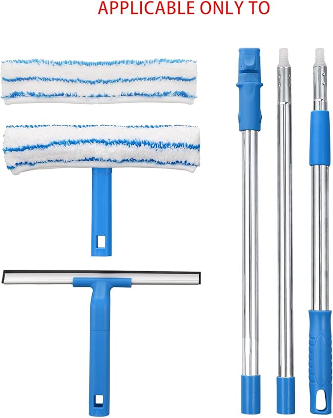 Long Telescopic Pole for Window Cleaning Kit
