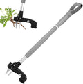 Weed Puller Tool,Gardening Stand Up Weeding Tool with 40" Long Handle Heavy Duty,4-Claws Manual Weeder Remover,Weeder Root Without Bending for Dandelion Gardening Yard Patio（Grey）