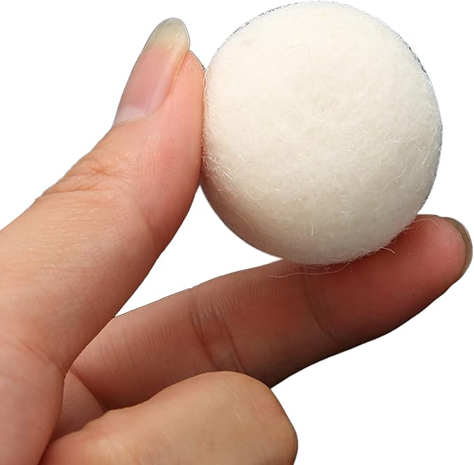 ZJchao 6 Pack Wool Dryer Balls for Laundry High Density Wool Drying Balls Reduce Static Cling Shorten Drying Time Reusable with Softener Alternative for Clothes Baby Delicates (5cm)