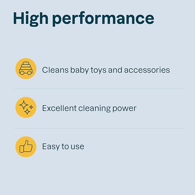 ATTITUDE Baby & Kids Toy Cleaner Spray for Sensitive Skin, EWG Verified, Multi-Surface Cleaner for Toys, High Chairs & Play Areas, Naturally Derived, Vegan, Unscented, 27.1 Fl Oz (Pack of 6)