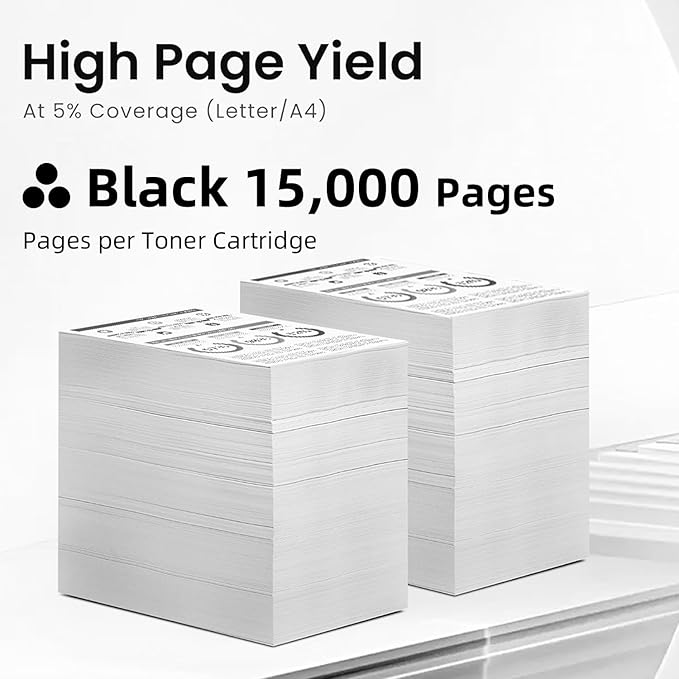 HAO SHI XIANG 56F1H00 56F1H0E High Yield Remanufactured Toner Cartridge Compatible for 56F1000 MS321 MS421 MS521 MS621 MS622 MX321 MX421 MX521 MX522 MX622 Laser Printer (56F1H00-15000Pages-1Pack)