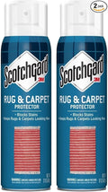 Scotchgard Rug & Carpet Protector, Carpet & Rug Protector Blocks Stains During Fall and Winter Holidays, Fabric Protector Makes Cleanup of Stains from Food Spills Easier, 17 oz (Pack of 2)