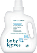 ATTITUDE Baby Laundry Detergent Liquid, EWG Verified, Safe for Baby Clothes, Infant and Newborn, Naturally Derived, HE Compatible, Soothing Chamomile, 80 Loads, 67.6 Fl Oz (AMAZON EXCLUSIVE)