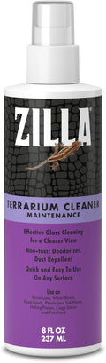Zilla Terrarium Cleaner, For Glass, Acrylic, Hard Surfaces and More, Anti-Static Dust Control