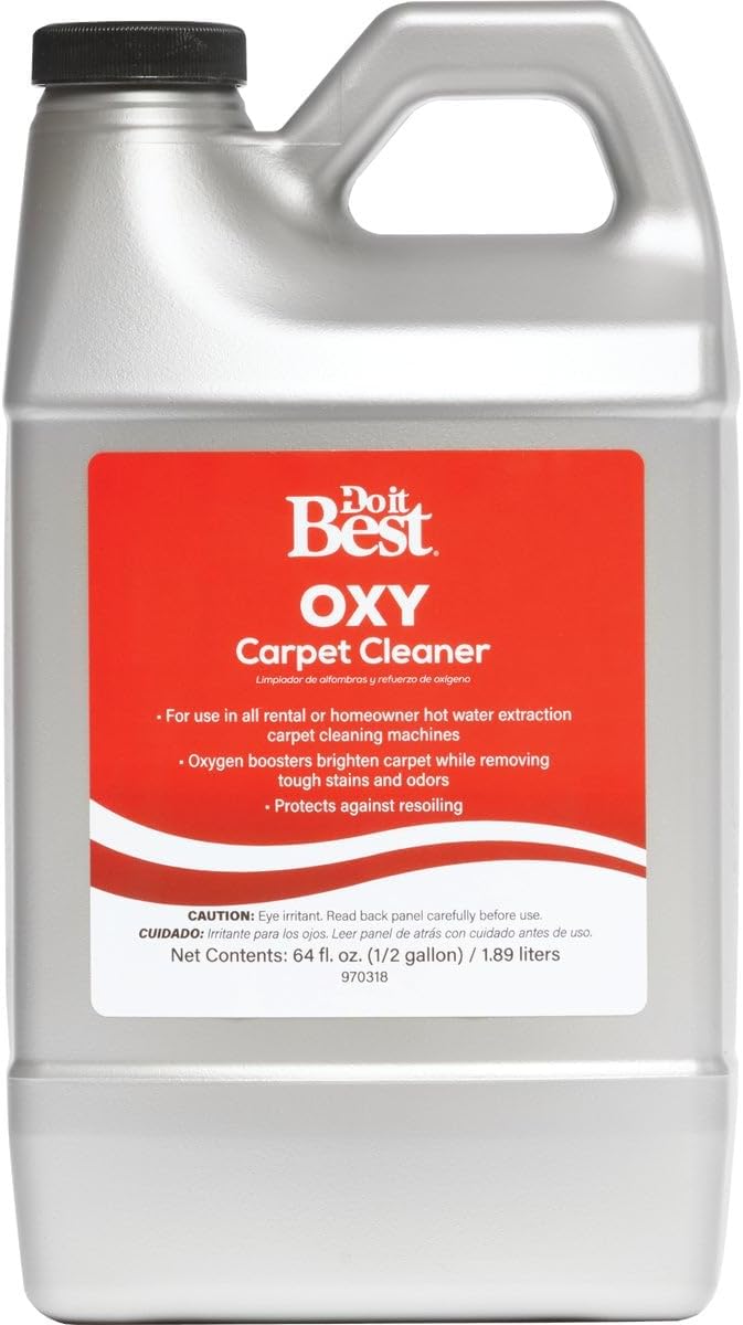 Oxy Carpet Cleaner - Residue Free Liquid Carpet Solution - 64 fl oz