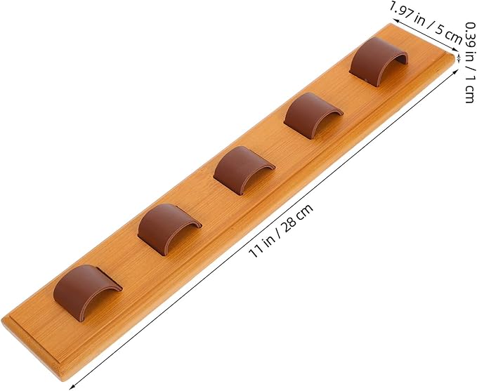 OSALADI Wooden Wall Eyewear Holder Sunglasses Storage Organizer with Compartments Modern Eyeglass Rack for Entryway Bedroom Bathroom Eyewear Display Organizer