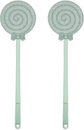 Fly Swatter, Fly Swatter for Indoors, FlySwatter, Fly Swatters Green 2PCS