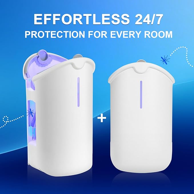 MAX Flying Insect Trap, Attracts and Traps Flying Insects Fruit Flies Mosquitoes, Compatible with MAX Bug Catcher M364A Refill(1PACK)