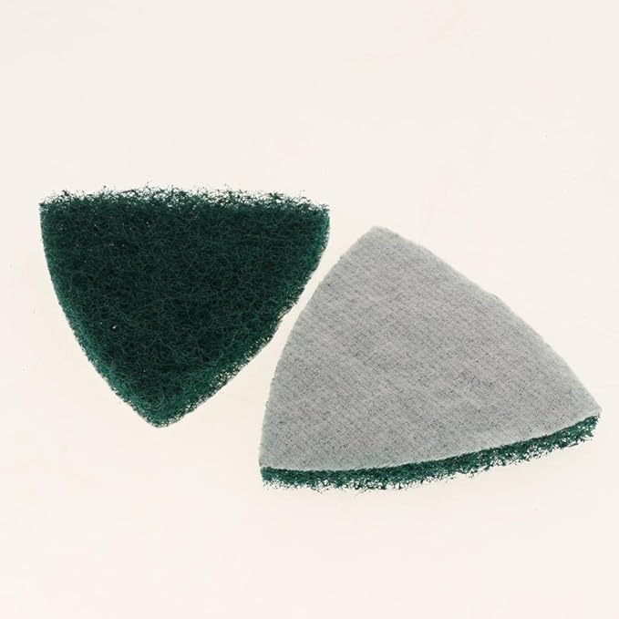 Generic 10 Pack Triangle Cleaning Pads for Scouring, 240 coarse