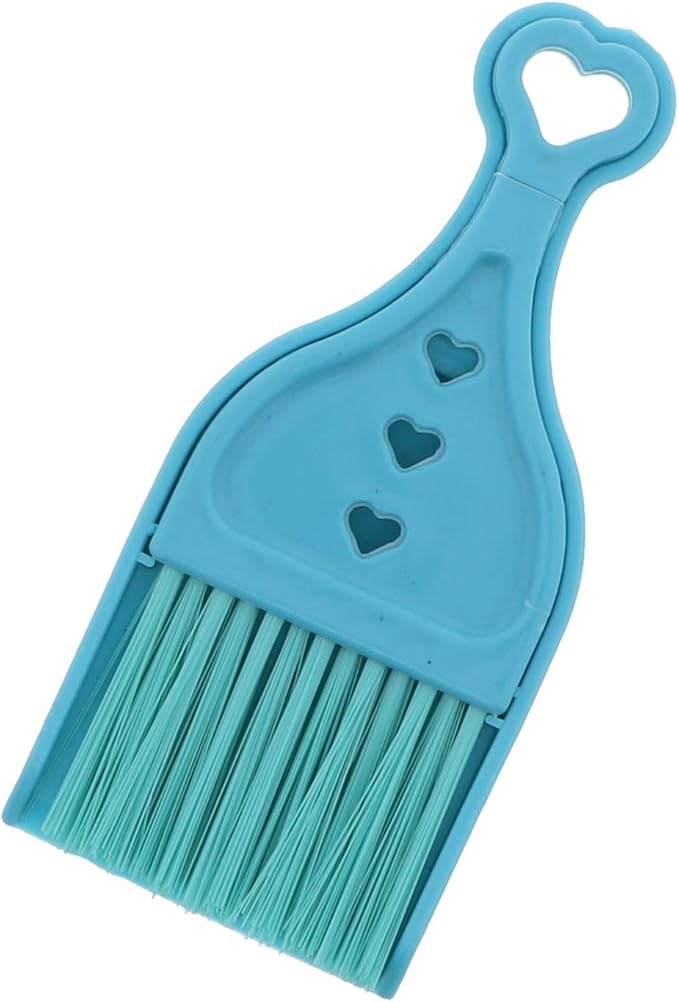Blue Mini Dustpan with Brush - Set of 2