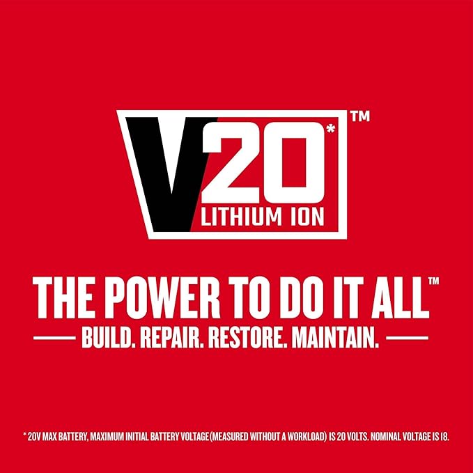 CRAFTSMAN V20 Cordless 8-Tool Combo Kit With Two 2.0 Ah Batteries and Charger (CMCK801D2)