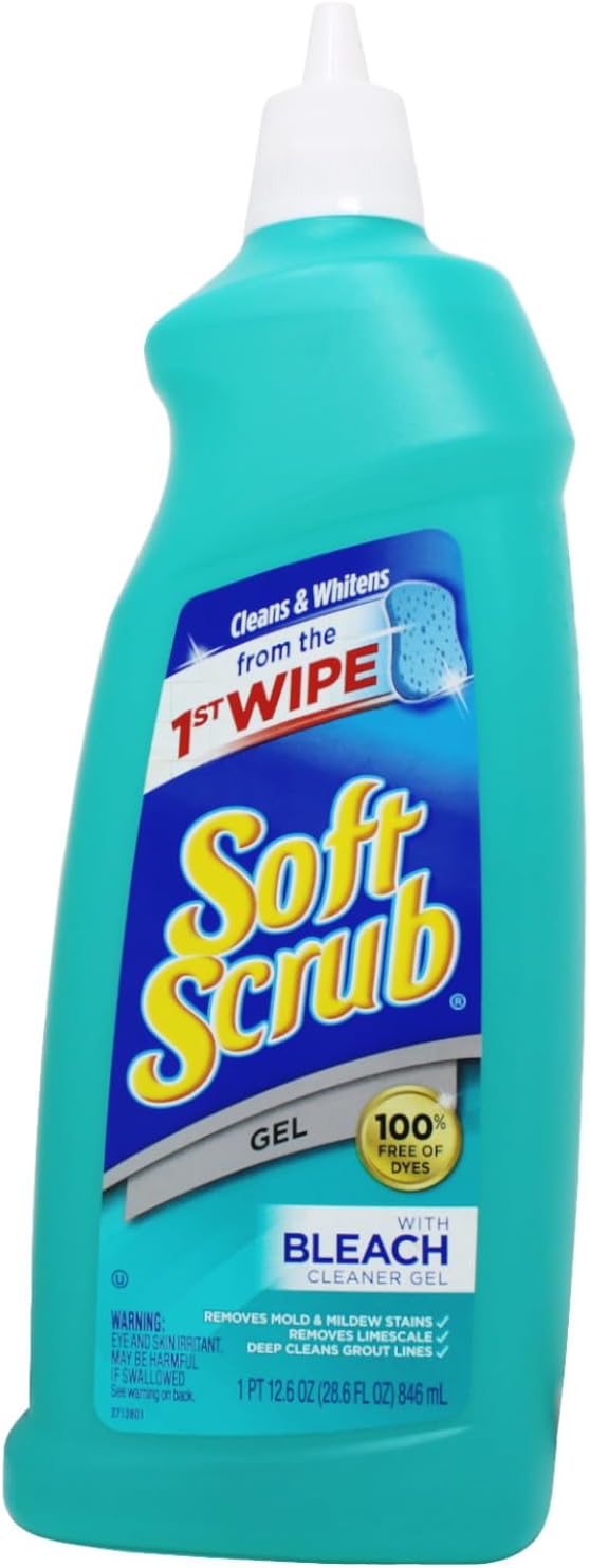 Soft Scrub Soft Scrub Gel Cleanser with Bleach - 28.6 oz (3 Pack)