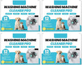 Washing Machine Cleaning Tablets: Powerful Deep Cleaning for Front Loader & Top Load Washer Machines - Clean Inside Drum and Laundry Tub Seal (48 pieces)