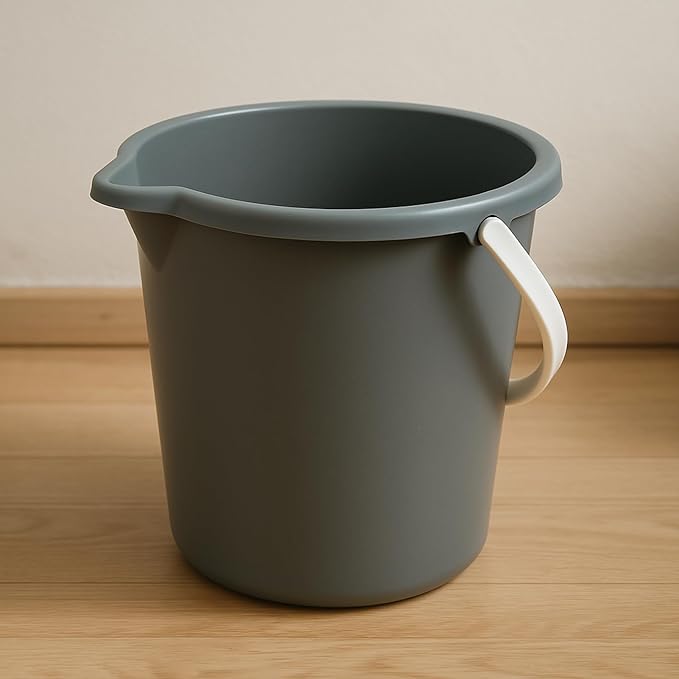 JOEY'Z 10QT (9.5L) Heavy Duty Sturdy Spout Pail Bucket with Durable Grip Handle for Cleaning, Mopping, Projects, Storage, Paint