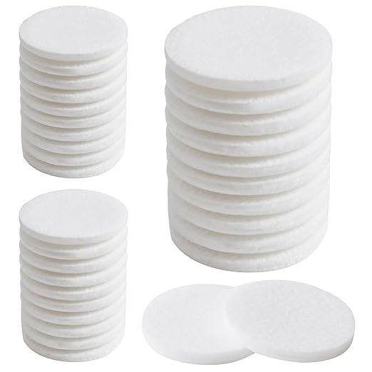 LemonRoad 5" Non Scratch Polishing Pad Hook & Loop Woven Discs, Non-Abrasive Finishing Pads, Buff & Polish Finished Surfaces, Wood Oil & Wax Application Conditioning Discs (White,30 Pcs)