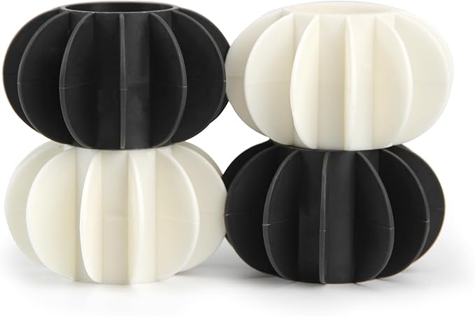 4Pcs Ech.Apr Reusable Laundry Balls, TPR Washing Machine Cleaner Ball, Anti-Tangle Washer Dryer Accessory