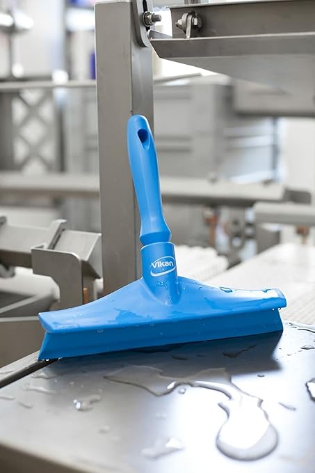 Vikan 71252 Squeegee,Ultra Hygiene,Table,10",PP/RB,GN