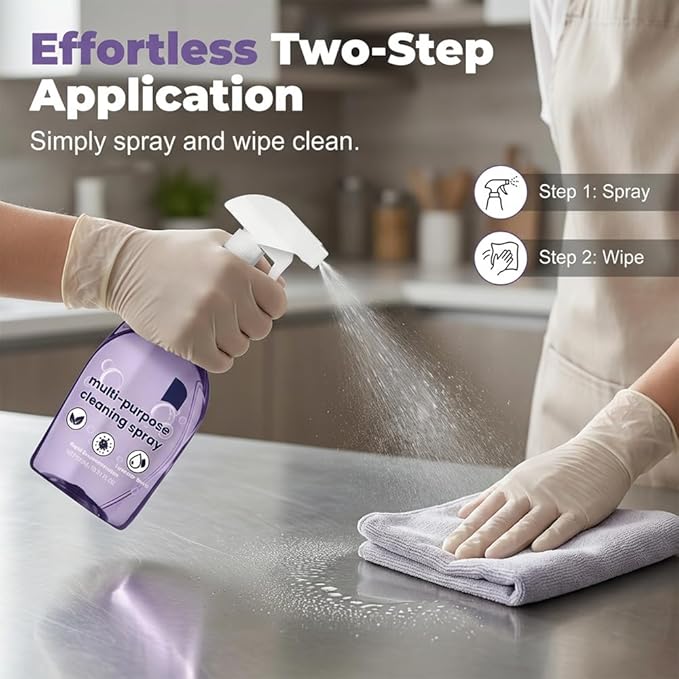 Fliwos Spray Oven Cleaner, 2026 Upgraded All-Purpose Spray Cleaner with Concentrated Cleaning Tablets, Multi-Surface Cleaning Spray for Oven, Grill, Kitchen, Bathroom and Home (1 Bottle+30 Pcs)