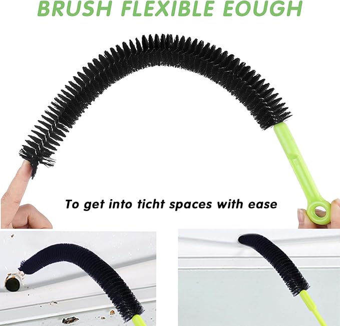 Sewer Drain Brush, Flexible Bendable Long Pipe Cleaners, Cleaning Tool for Home Kitchen Sink, Bathtub and Shower Hair Clogs