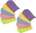 Xanitize Fleece Refills for Swiffer Hand Duster - Reusable, Dry Duster - 5-Pack Rainbow (Pasterl 10PK)
