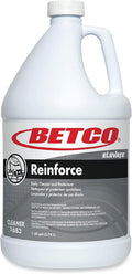 Betco Reinforce Floor Cleaner and Protectant, Lemon Scent, 1 Gal. Bottle, 4/Carton (BET16830400)